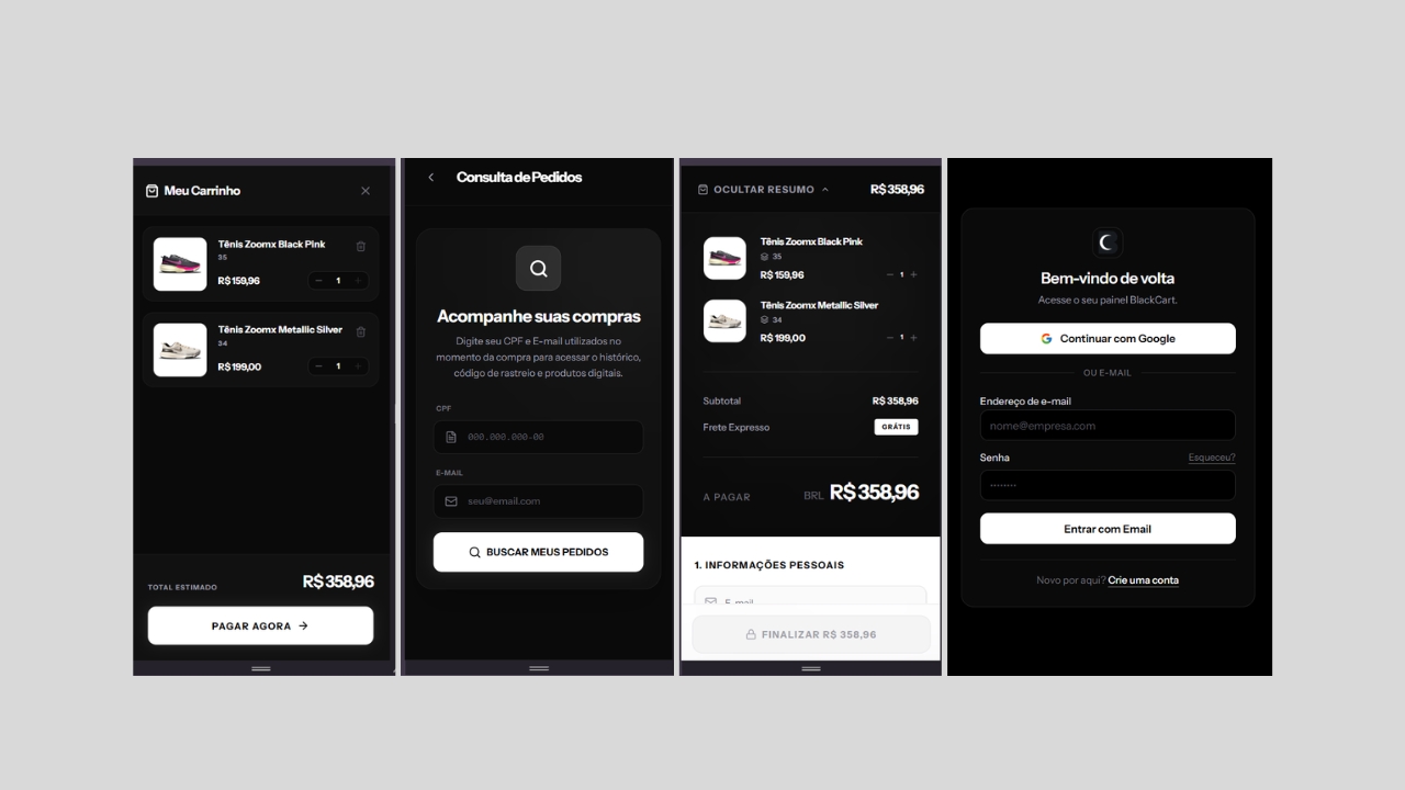 BlackCart Dashboard